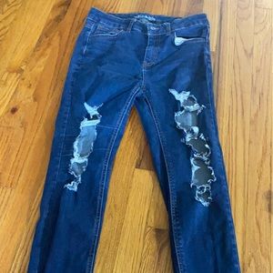 High rise jeans